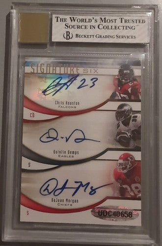 Erin HENDERSON Darnell BING MORGAN STELTZ DEMPS 2009 SP Signature Six AUTO #/40