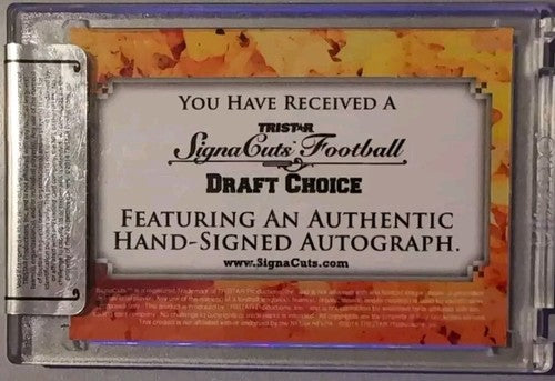 MARK RYPIEN 2014 TriStar SignaCuts Draft Choice Cut AUTO SP #1/5 Rams Washington