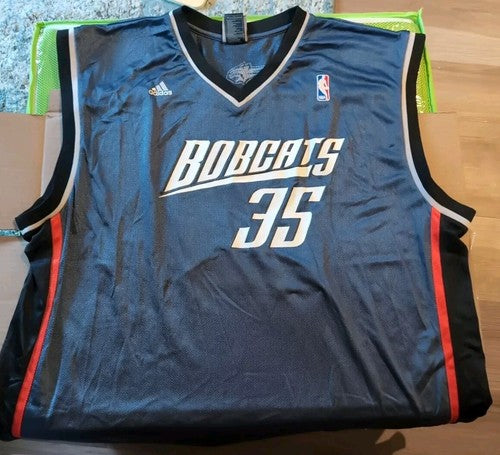 ADAM MORRISON SIGNED 2XL Charlotte Bobcats Adidas JERSEY JSA Authentic AUTO