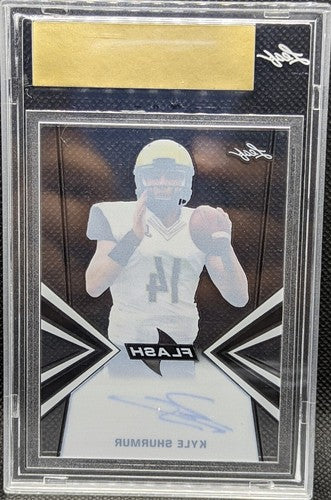 KYLE SHURMUR 2019 Leaf Flash AUTO PROOF Clear #1/1 Chiefs Vanderbilt Washington