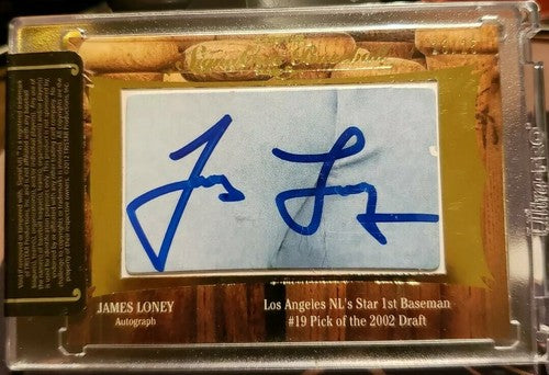 James LONEY Bill MADLOCK Todd HOLLANDSWORTH 2012 Signa Cuts TRIPLE Cut AUTO #/25