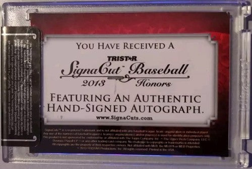 MIKE HARGROVE 2013 Tristar SignaCuts Honors 1979 Topps Cut AUTO GREEN /5 Rangers