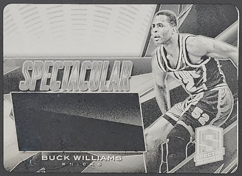 BUCK WILLIAMS 2013-14 Panini Spectra Spectacular PRINTING PLATE SP 1/1 Knicks of