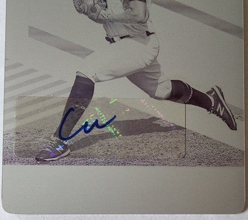 CASE WILLIAMS 2020 Panini Elite Extra RC AUTO PRINTING PLATE SP 1/1 Rockies Reds