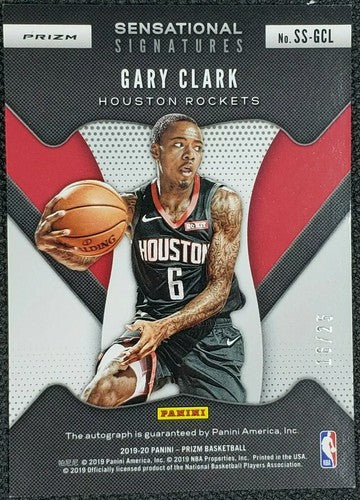 GARY CLARK 2019-20 Panini Prizm Sensational Signatures GREEN SHIMMER AUTO SP /25