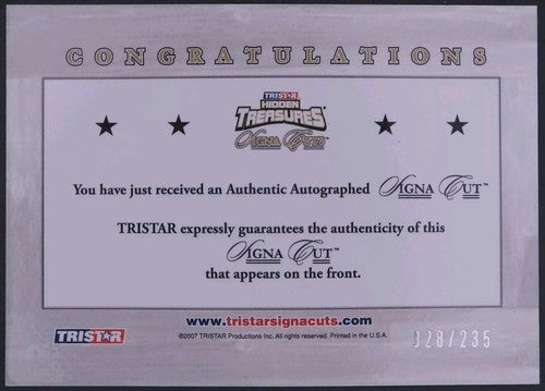 MIKE THOMAS 2007 TriStar Signa Cuts Buyback AUTO GREEN #/235 Chargers Washington