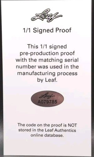 ROYBER SALINAS 2022 Leaf Metal Flight 2023 To RC AUTO PROOF TIGER 1/1 A's Braves