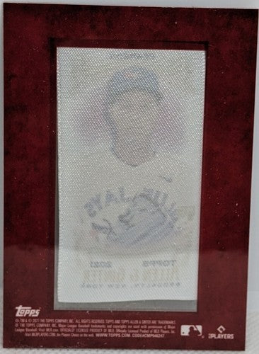 NATE PEARSON 2021 Topps Allen & Ginter RED SILK CLOTH MINI RC SP #9/10 Blue Jays