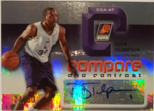 Trevor ARIZA Dijon THOMPSON 2005-06 UD Reflections Compare & Contrast DUAL AUTO