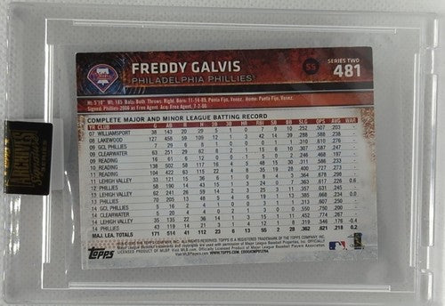 FREDDY GALVIS 2021 Topps Archives Signature 2015 Series 2 MINI AUTO 1/1 Phillies