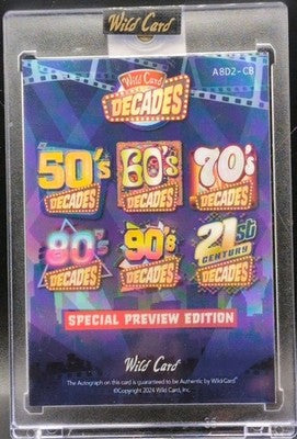 CORBIN BERNSEN 2024 Wild Card Decades Preview 80's AUTO Pink SP 1/1 LA Law Psych