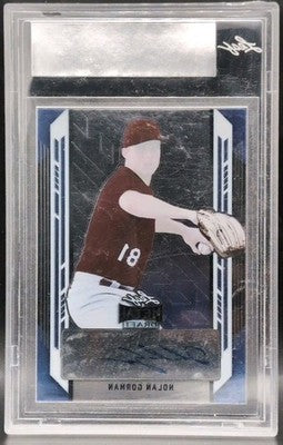 NOLAN GORMAN 2021 Leaf Metal Draft RC AUTO PRE-PRODUCTION PROOF SP 1/1 Cardinals