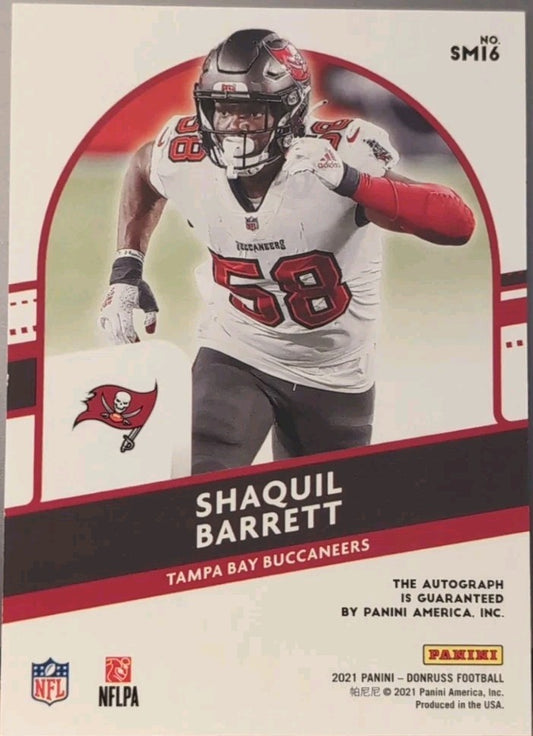 SHAQUIL BARRETT 2021 Panini Donruss Signature Marks AUTO Bucs Buccaneers Broncos