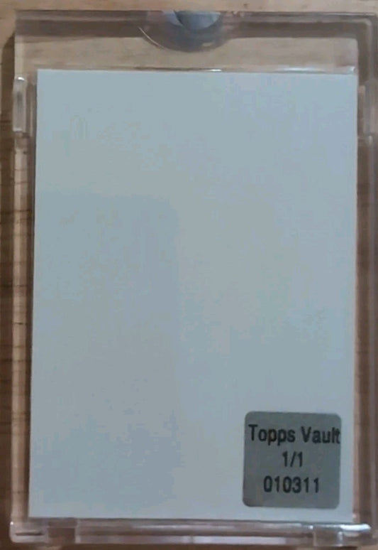 MATT TREANOR 2012 Topps Update Series VAULT BLANK BACK SP #1/1 Dodgers Misty May
