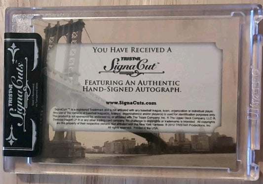 JIM KAAT 2012 TriStar SignaCuts Bronx Edition AUTO Platinum SP 1/1 Yankees Twins