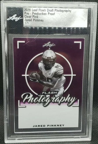 JARED PINKNEY 2020 Leaf Flash Photography Clear Pink PRE-PRODUCTION PROOF SP 1/1