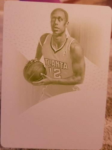 JOHN JENKINS 2012-13 Immaculate Collection Patch PRINTING PLATE #1/1 of 1 Hawks
