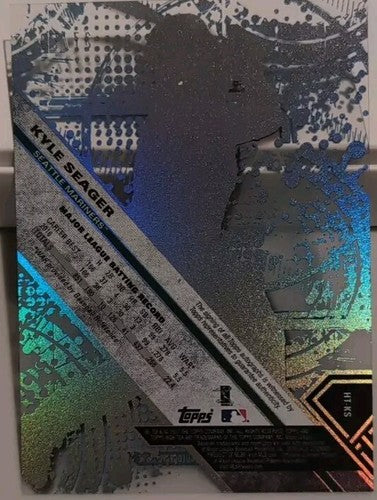 KYLE SEAGER 2017 Topps High-Tek AUTO BLUE RAINBOW SP #/50 Seattle Mariners Corey