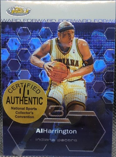 AL HARRINGTON 2002-03 Topps Finest National Sports Convention #1/1 Pacers One of