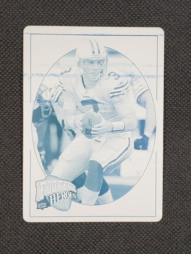 DEREK ANDERSON 2008 Upper Deck UD Heroes PRINTING PLATE SP #1/1 Browns Panthers