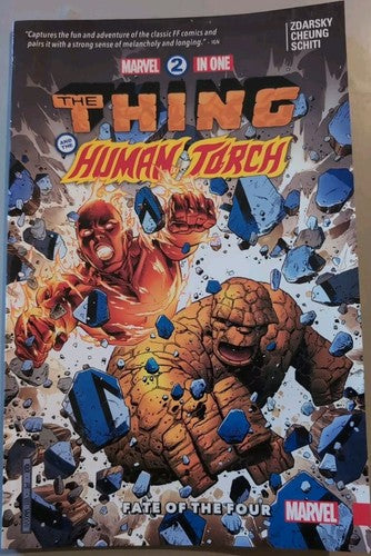 MARVEL 2-IN-ONE THING & HUMAN TORCH: FATE OF THE FOUR #1-6 2017 TPB Mr Fantastic