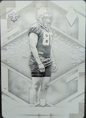 PAYTON TURNER 2021 Panini Phoenix RC PRINTING PLATE SP #1/1 Saints #153 One of