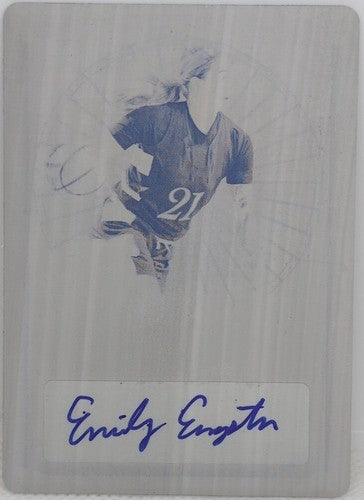 EMILY ENGSTLER 2022-23 Leaf Trinity RC AUTO PRINTING PLATE #1/1 Lynx Louisville