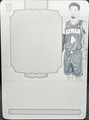 SKYLAR MAYS 2020-21 Panini National Treasures PRINTING PLATE #1/1 Aaron Nesmith