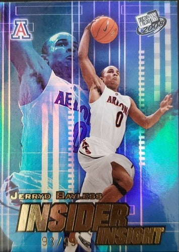JERRYD BAYLESS 2008-09 Press Pass Insider Insight Refractor SP /99 Trail Blazers