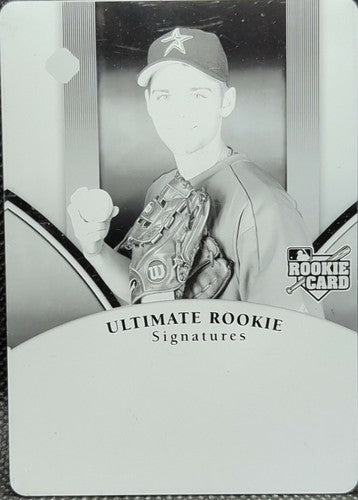 TAYLOR BUCHHOLZ 2006 UD Ultimate Collection RC PRINTING PLATE #1/1 Astros One of