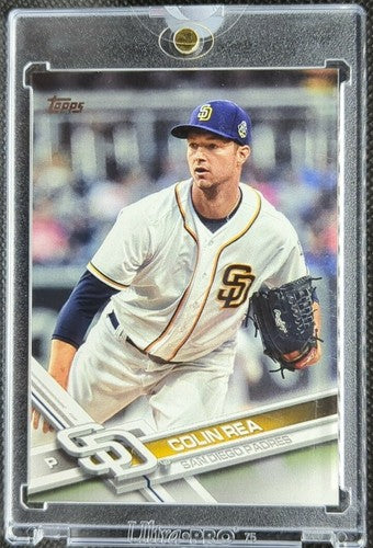 COLIN REA 2017 Topps Series One of Blank Back VAULT PARALLEL SP #1/1 Padres #114