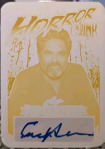 ERICH ANDERSON 2024 Leaf Pop Century AUTO PRINTING PLATE #1/1 Friday 13th Jason