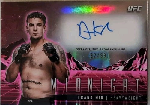 FRANK MIR 2024 Topps UFC Midnight Horizon Signatures AUTO TWILIGHT #/99 #HS-FMR