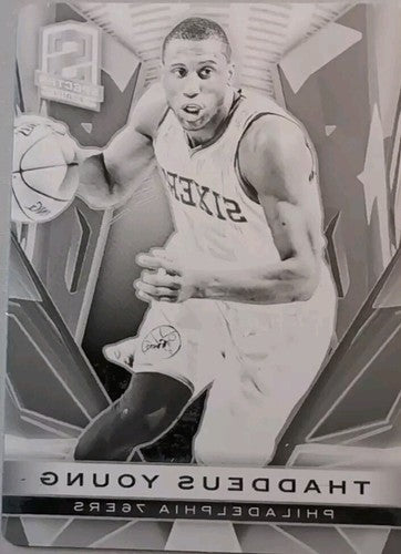 THADDEUS YOUNG 2013-14 Panini Spectra PRINTING PLATE SP #1/1 Sixers Pacers Suns
