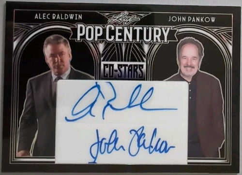Alec BALDWIN John PANKOW 2024 Leaf Pop Century DUAL AUTO BLACK #1/1 Beetlejuice