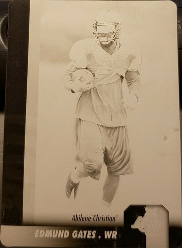 EDMUND CLYDE GATES 2011 Upper Deck Rookie PRINTING PLATE SP #1/1 of 1 Dolphins