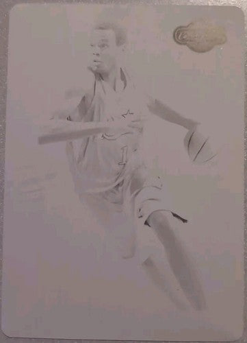 SAMUEL DALEMBERT 2008-09 Topps Co-Signers PRINTING PLATE #1/1 76ers Sixers Kings