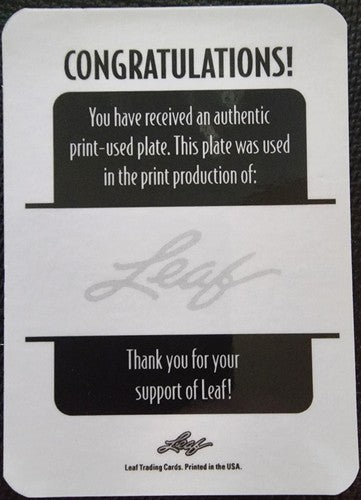 CARLOS BAERGA 2023 Leaf Vivid Street Signs AUTO PRINTING PLATE 1/1 ERROR SP Mets