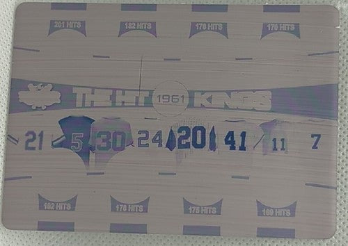 Roberto CLEMENTE Willie MAYS Frank Brooks ROBINSON + 2022 PRINTING PLATE #1/1 Of