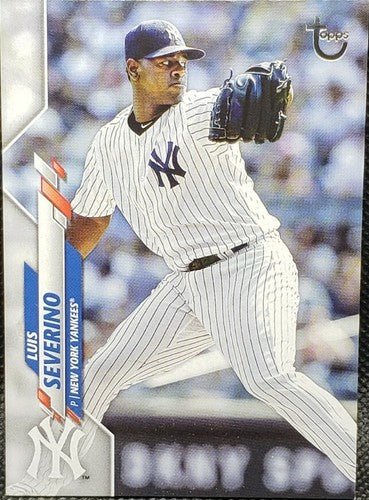 LUIS SEVERINO 2020 Topps Update Vintage Stock Variation PARALLEL SP #/99 Yankees