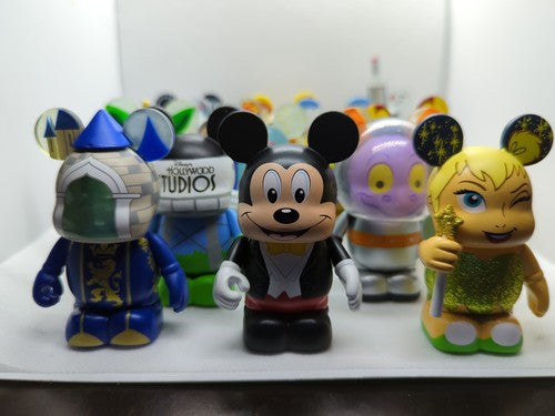 Disney Park Series #7 Vinylmation 13 SET + Chaser Topper Mickey Mouse World Land