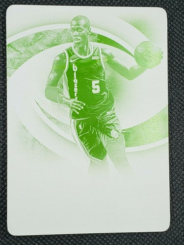 RODNEY HOOD 2019-20 Panini Immaculate Past Present Signatures PRINTING PLATE 1/1