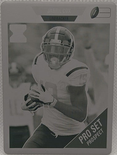 JAVIAN HAWKINS 2021 Leaf Pro Set Metal 1989 RC PRINTING PLATE SP 1/1 Rams One of