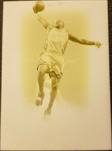 RAYMOND FELTON 2008-09 Topps Hardwood PRINTING PLATE #1/1 Bobcats Thunder Knicks