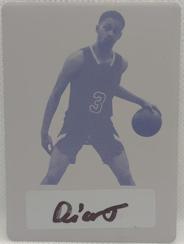 DIOR JOHNSON 2021-22 Leaf Metal RC AUTO PRINTING PLATE SP #1/1 PITT Panthers of