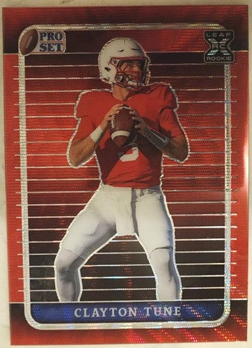CLAYTON TUNE 2023 Leaf Pro Set Metal RC RED PRISMATIC SP #1/1 Cardinals Houston