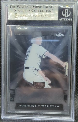 MATTHEW THOMPSON 2019 Leaf Metal RC PRE-PRODUCTION PROOF SP 1/1 White Sox One of