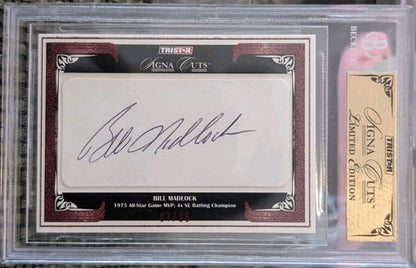 BILL MADLOCK 2008 TriStar SignaCuts Buyback Signa CUT AUTO RED SP #07/25 Pirates