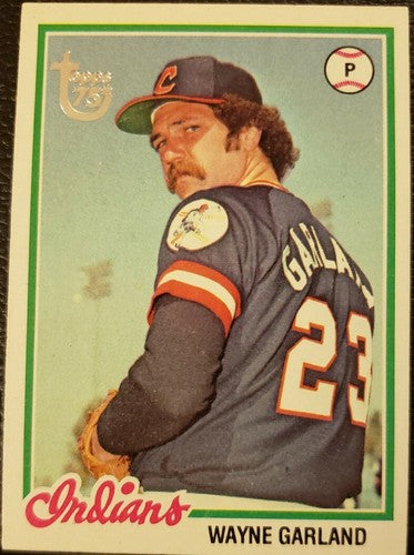 WAYNE GARLAND 2014 Topps 75th Anniversary Buyback SP 1978 Cleveland Indians #174