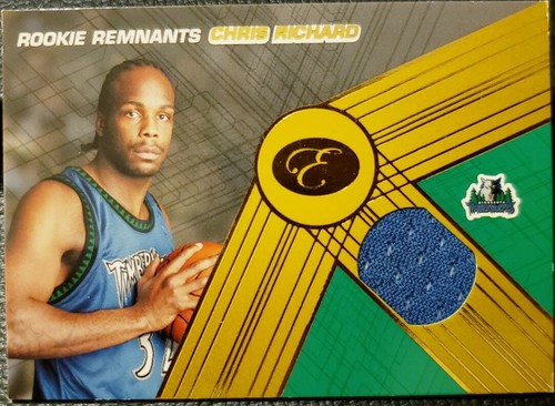 CHRIS RICHARD 2007-08 Bowman Elevation Remnants Jersey Relic Gold SP #/29 Wolves